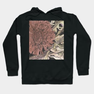 Dandelion drawing, Daring to be Different, gardener's delight! Hoodie